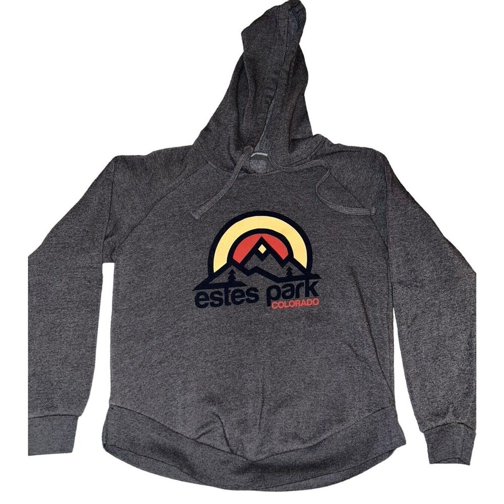 MV SPORT Estes Park Colorado‎ Hoodie Womens Small Drawstring Outdoors